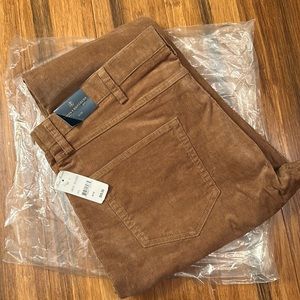Brooks Brothers new never worn Slim Fit Corduroy pants in camel color.